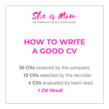 the document titled how to write a good CV